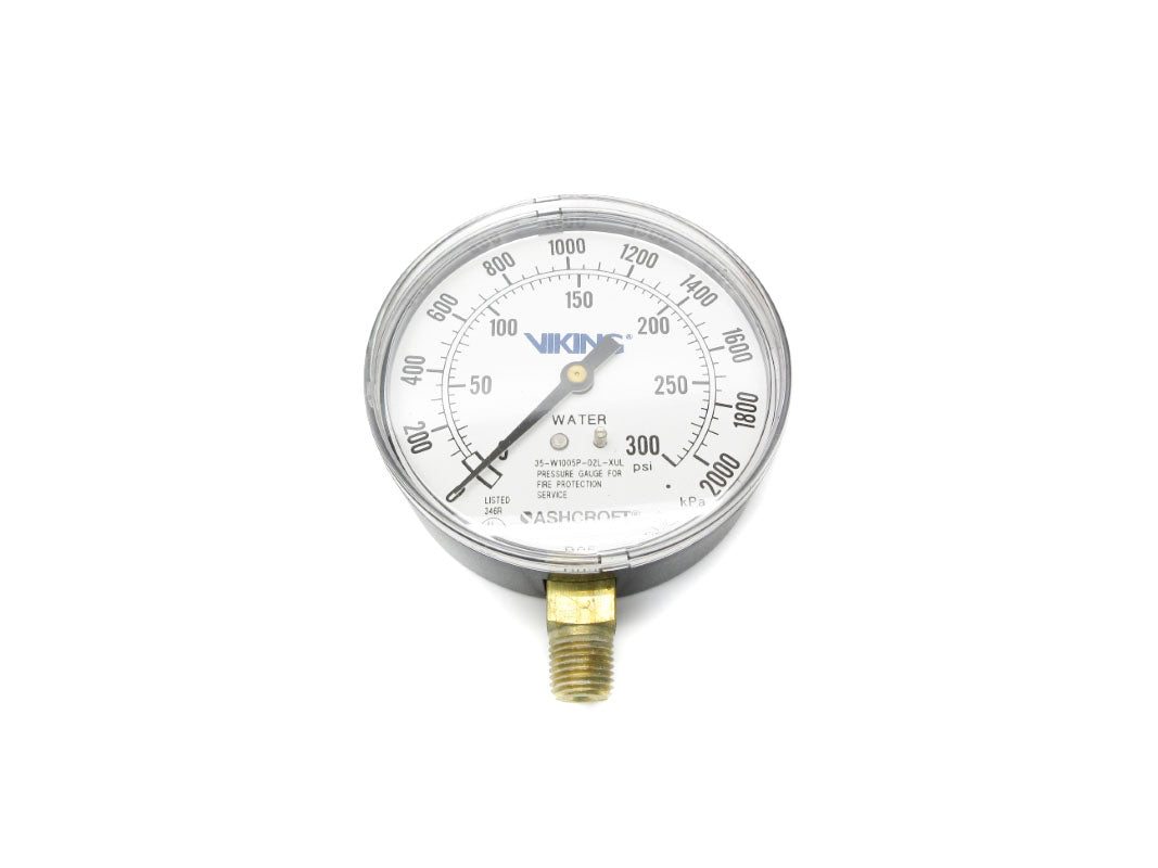 ASHCROFT 35-W1005P-02L-XUL-300 0-300PSI 0-2000 NSNP