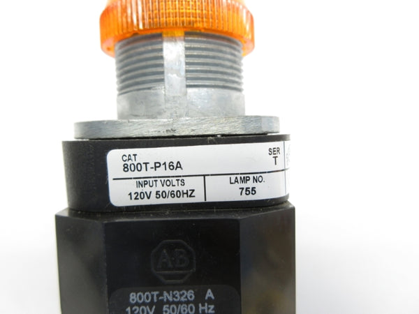 ALLEN BRADLEY 800T-P16A SER. T 120V NSNP