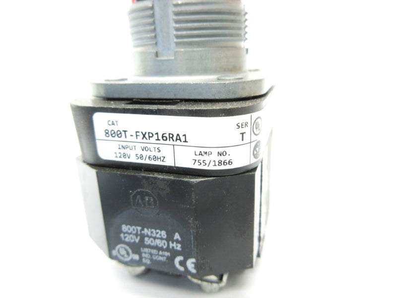 ALLEN BRADLEY 800T-FXP16RA1 SER. T 120V (AS PICTURED) NSNP