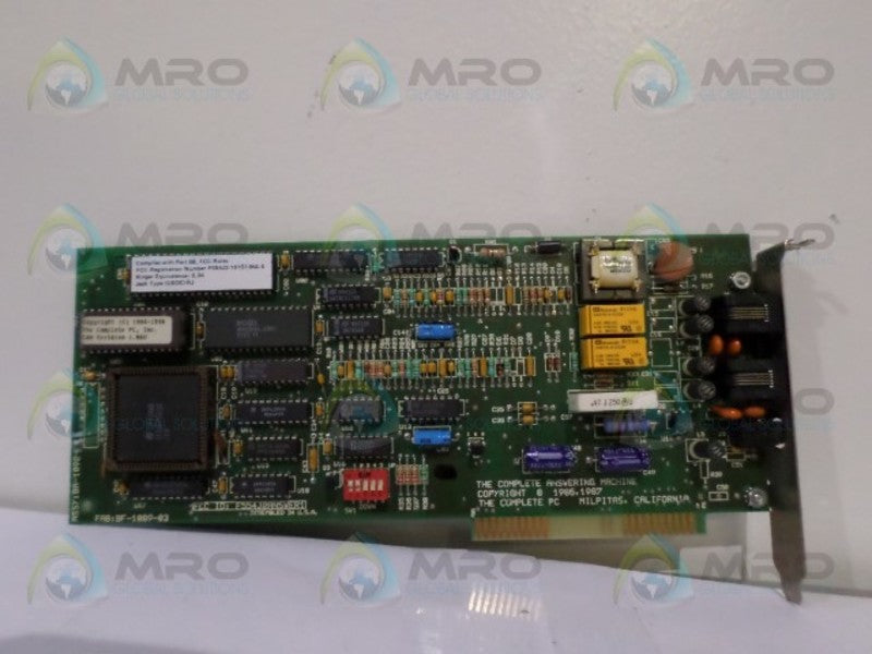 THE COMPLETE ANSWERING MACHINE BA-1092-15E BF-1089-03 PHONE CARD UNMP