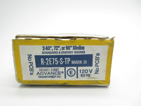 ADVANCE R-2E75-S-TP 120V 1.35A NSMP