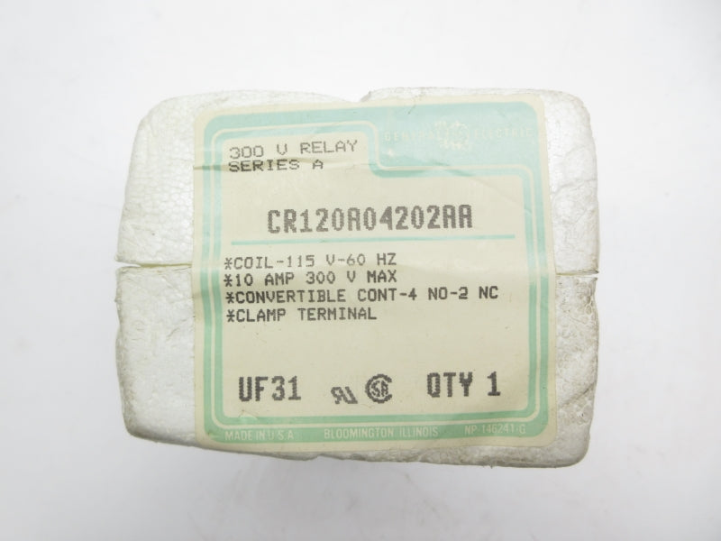 GENERAL ELECTRIC CR120A04202AA SER. A 115V 10A NSFS