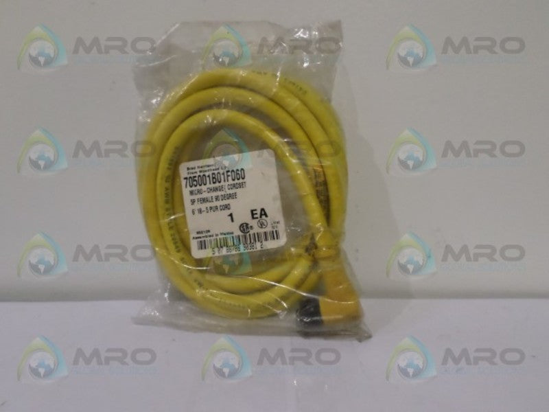 DANIEL WOODHEAD MINI-CHANGE 705001B01F060 FEMALE CORDSET NSMP