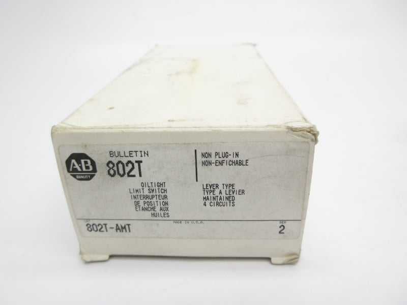 ALLEN BRADLEY 802T-AMT SER. 2 120-600VAC 60A (WH) NSMP