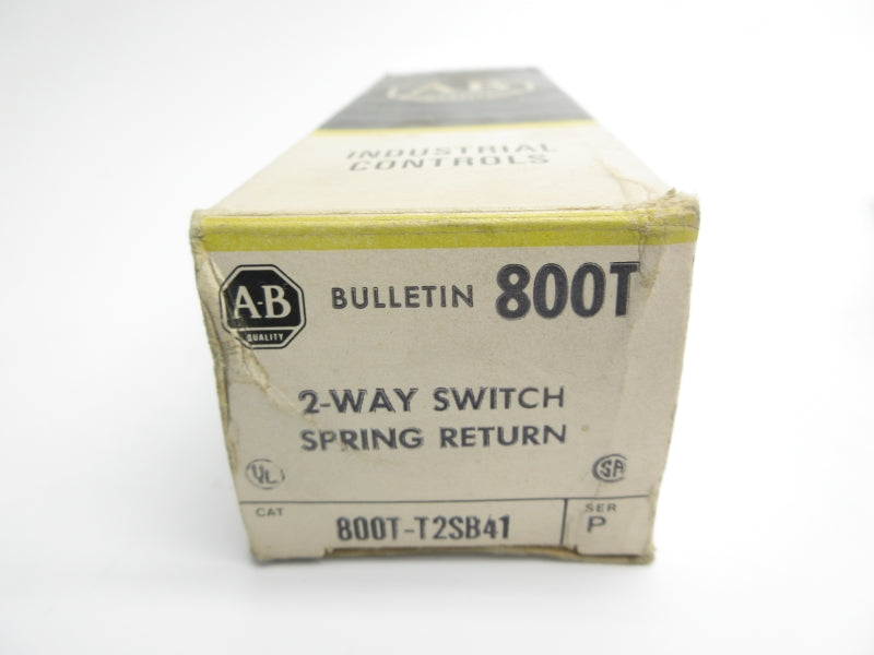 ALLEN BRADLEY 800T-T2SB41 SER. P (BK/YL) NSMP