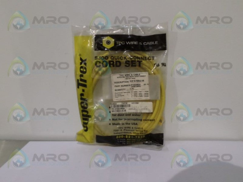 TPC SUPER-TREX CF13D24M004 QUICK-CONNECT CORDSET NSMP
