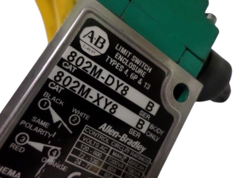 INDUSTRIAL SPARE PART 802M-DY8 SER. B LIMIT SWITCH UNMP