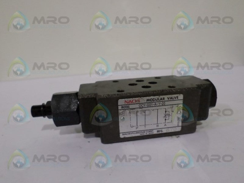 NACHI OCY-G01-A-Y-20 MODULAR VALVE UNMP