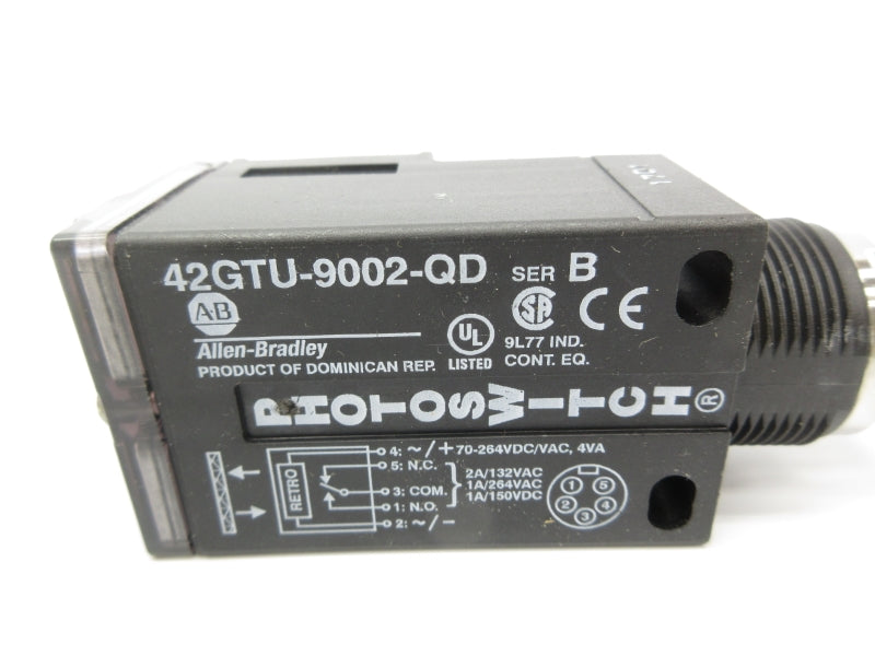 ALLEN BRADLEY 42GTU-9002-QD SER. B 70-264VDC/AC 2A NSNP