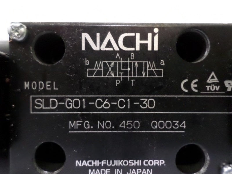 NACHI SLD-G01-C6-C1-30 DIRECTIONAL CONTROL VALVE NSNP