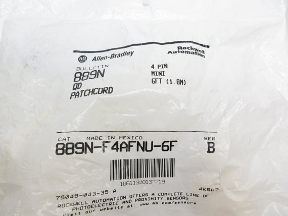 ALLEN BRADLEY 889N-F4AFNU-6F SER. B NSMP