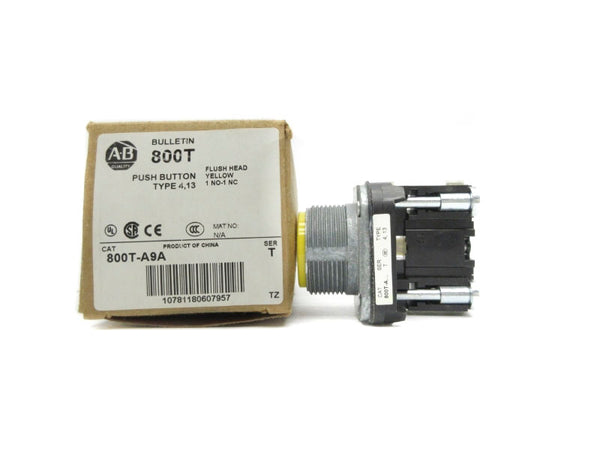 ALLEN BRADLEY 800T-A9A SER. T (BR/WH) NSMP