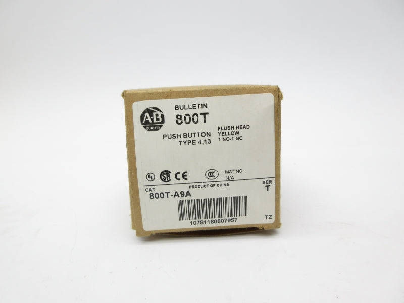 ALLEN BRADLEY 800T-A9A SER. T (BR/WH) NSMP