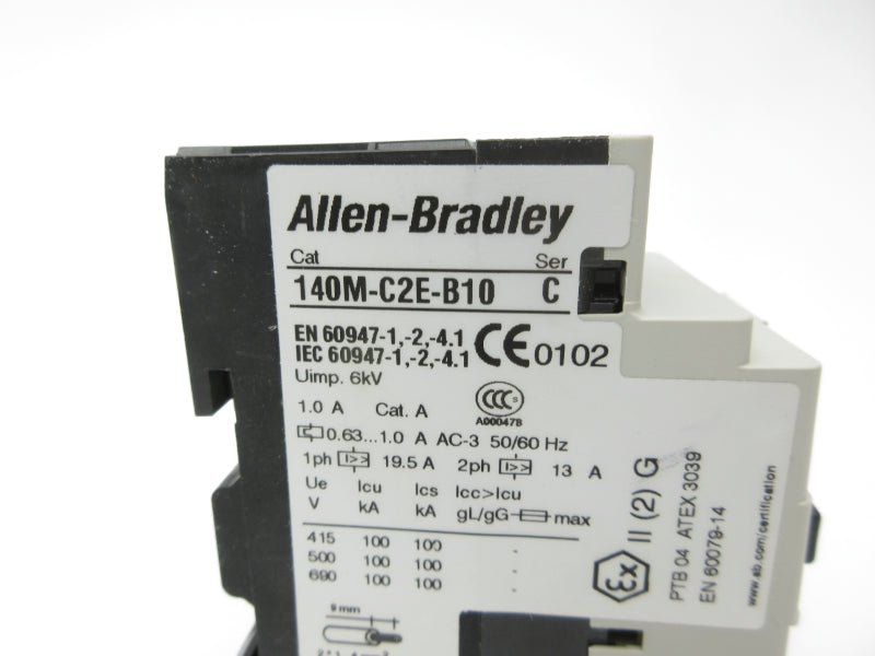 ALLEN BRADLEY 140M-C2E-B10 SER. C 690V 0.63-1.0A NSNP