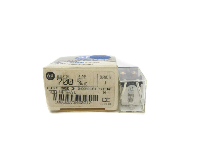 ALLEN BRADLEY 700-HF32A1 SER. B 120VAC 10A (GY/BL) NSMP