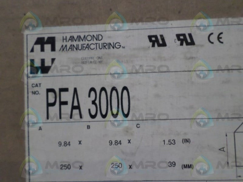 HAMMOND PFA3000 FILTER ASSEMBLY NSMP