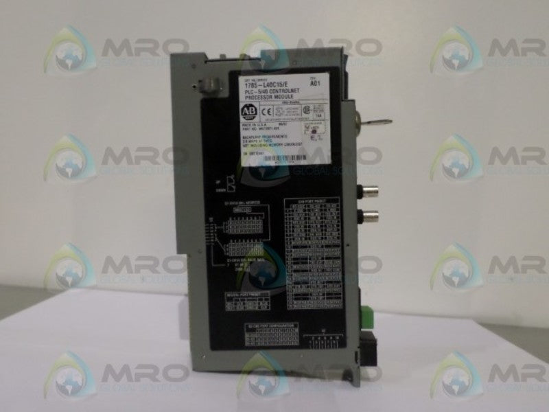 ALLEN BRADLEY 1785-L40C15 SER. E F/W E.2 PROCESSOR MODULE  UNMP