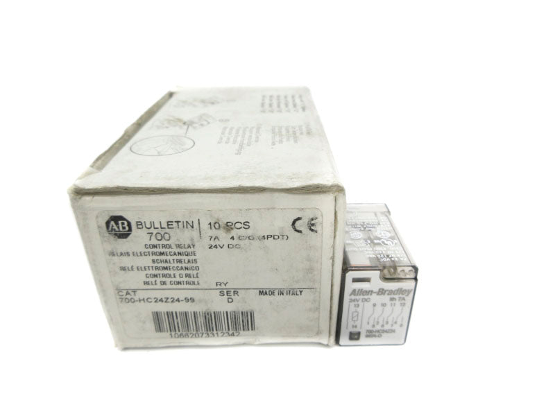 ALLEN BRADLEY 700-HC24Z24-99 SER. D 24VDC 7A (PKG OF 10) (WH) NSMP