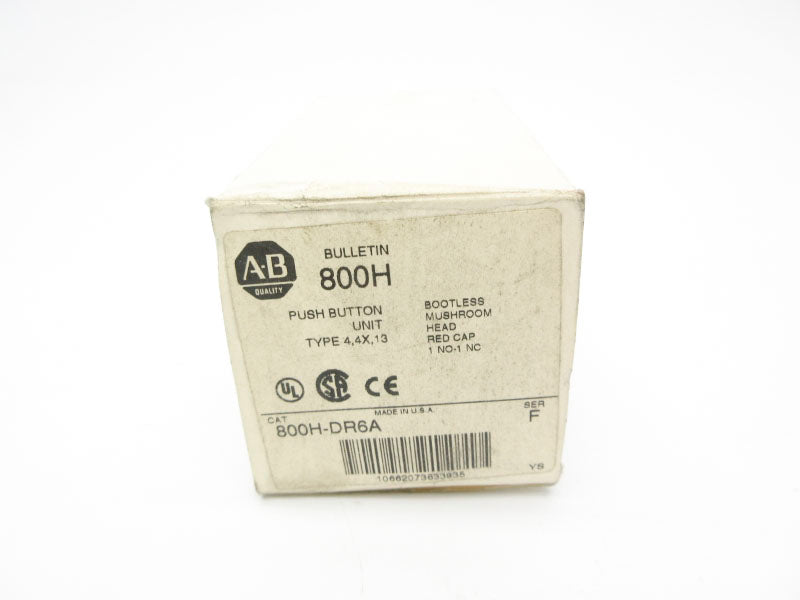 ALLEN BRADLEY 800H-DR6A SER. F (WH) NSMP