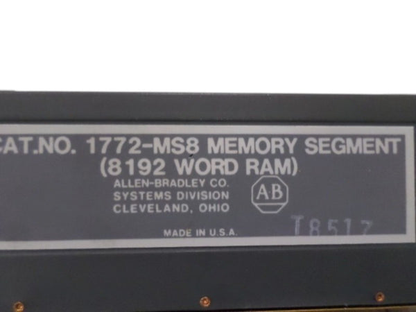 ALLEN BRADLEY 1772-MS8 MEMORY SEGMANT  NSNP