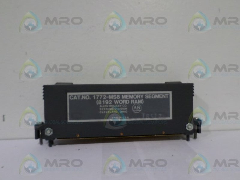 ALLEN BRADLEY 1772-MS8 MEMORY SEGMANT  NSNP