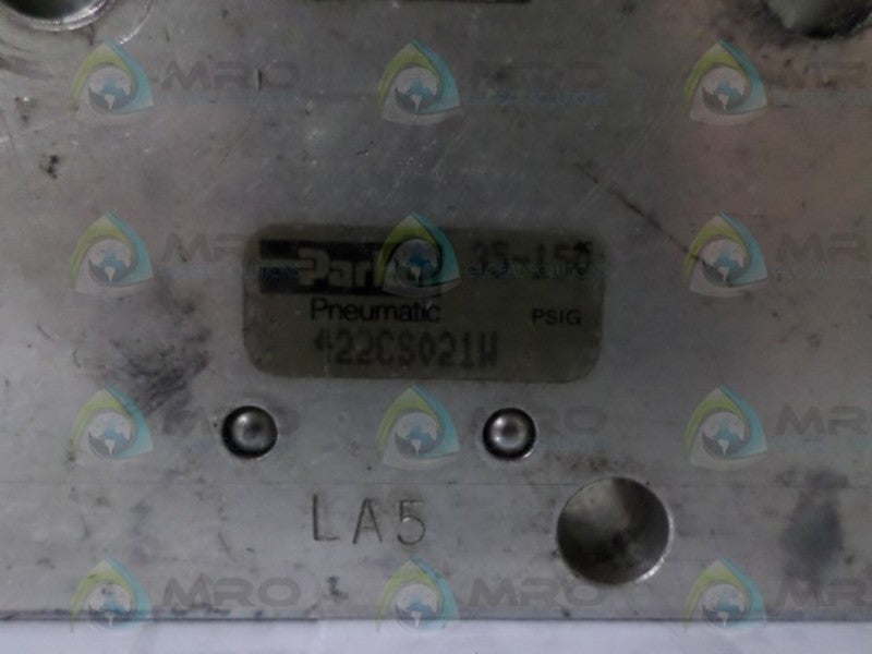 PARKER 422CS021W MANUEL AIR CONTROL VALVE  UNMP