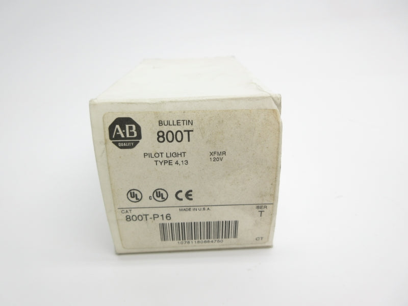 ALLEN BRADLEY 800T-P16 SER. T 120V (WH) NSMP