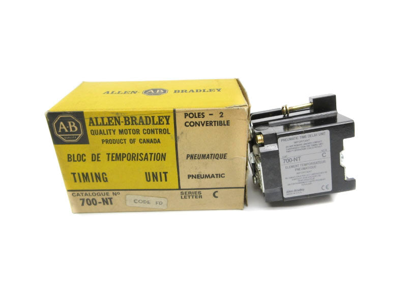 ALLEN BRADLEY 700-NT SER. C .1-60S (BK/YL) NSMP