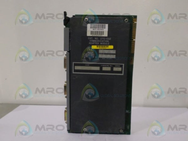ALLEN BRADLEY 1771-KA2 SER. A F/W D COMMUNICATION ADAPTER MODULE  UNMP