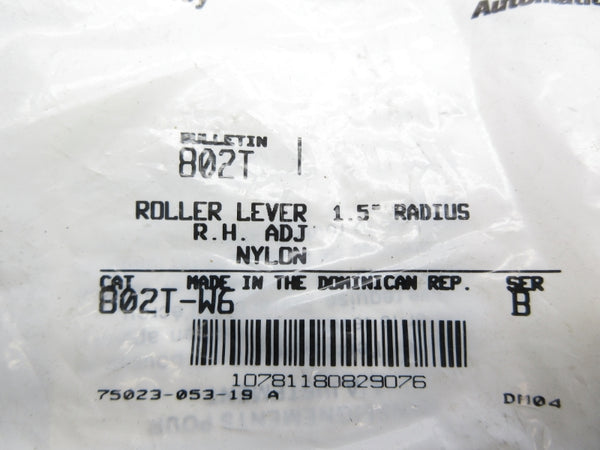 ALLEN BRADLEY 802T-W6 SER. B 1.5" NSMP