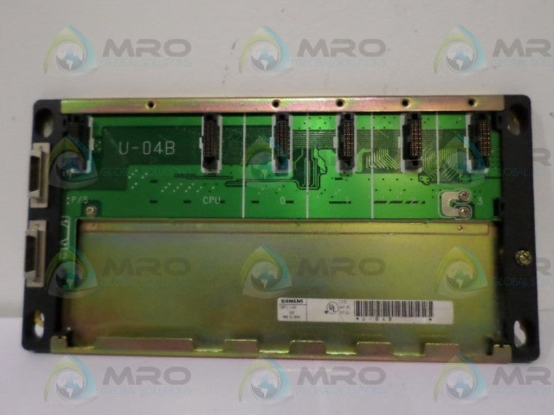 SIEMENS SIMATIC U-04B 4-SLOT RACK MODULE UNMP