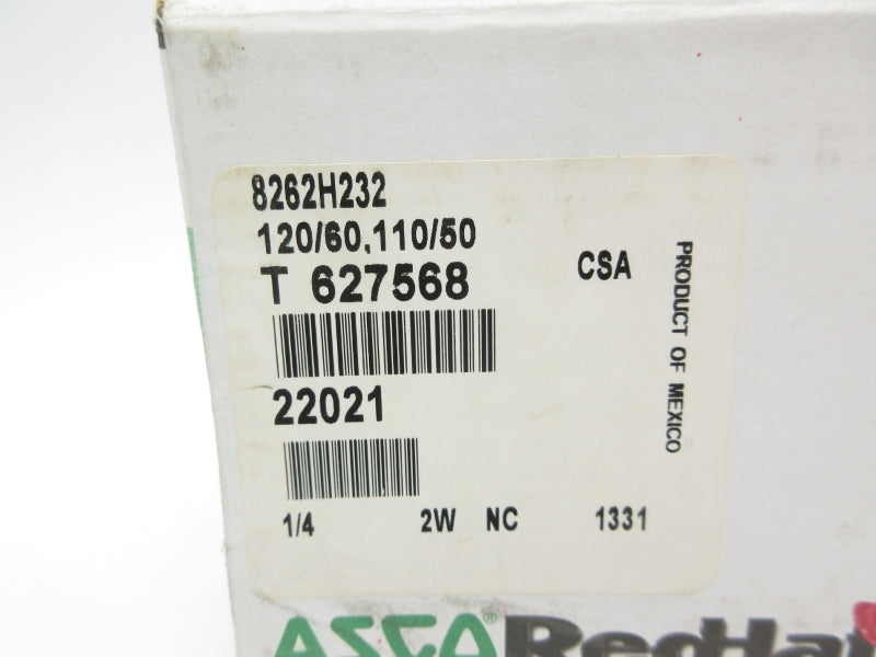 ASCO 8262H232 110/120V 215-340PSI 1/4" NSMP