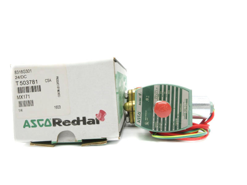 ASCO 8316G301 24VDC 15-150PSI 1/4" NSMP-OEM
