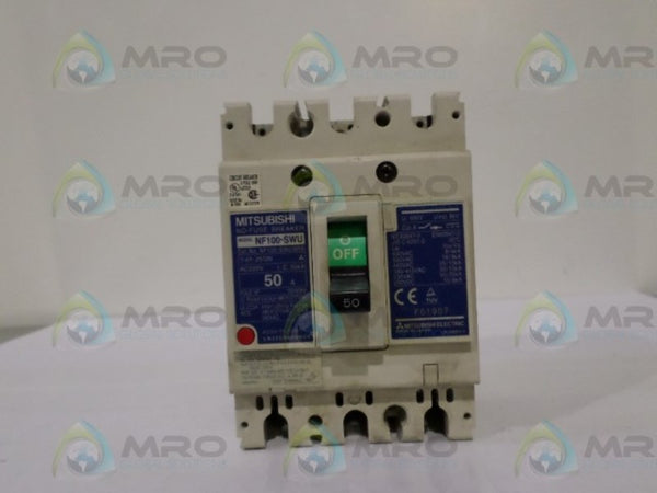 MITSUBISHI NF100-SWU3050 CIRCUIT BREAKER 50A UNMP