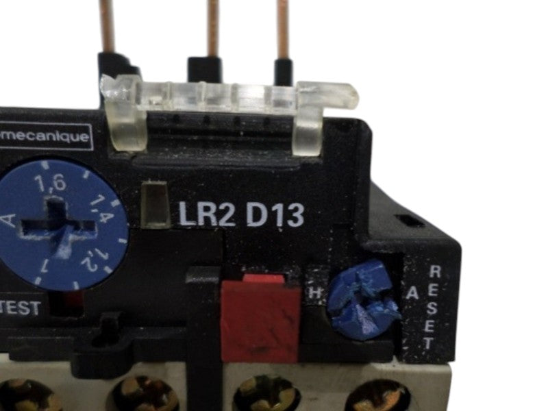 TELEMANIQUE LR2D1306 OVERLOAD RELAY 1.0-1.6A UNMP
