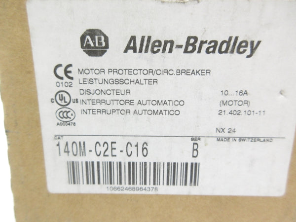 ALLEN BRADLEY 140M-C2E-C16 SER. B 10-16A NSMP