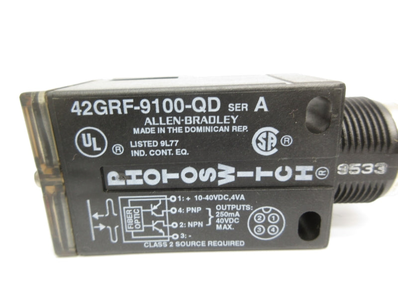 ALLEN BRADLEY 42GRF-9100-QD SER. A 10-40VDC NSNP