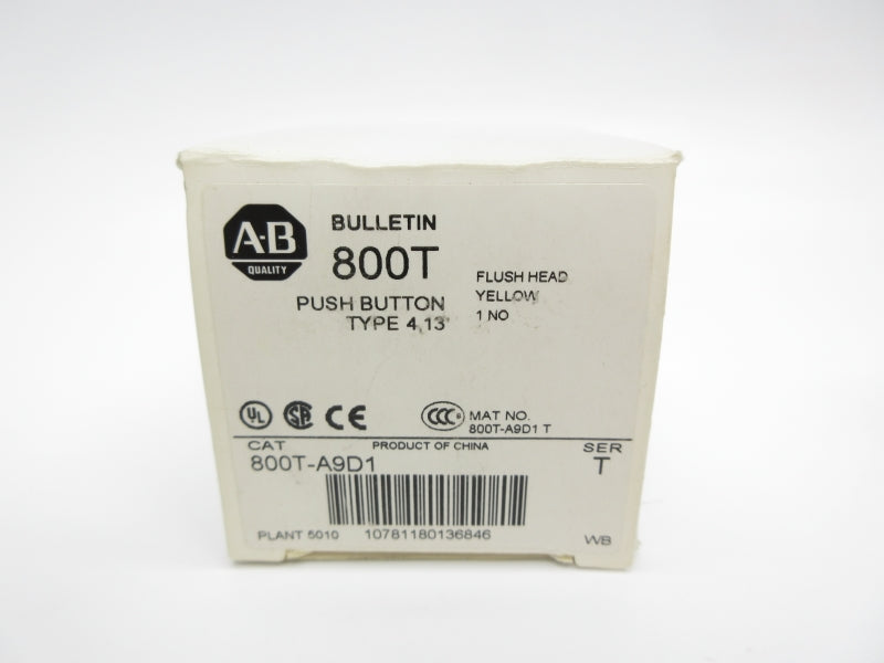 INDUSTRIAL SPARE PART 800T-A9D1 SER. T (WH) NSMP