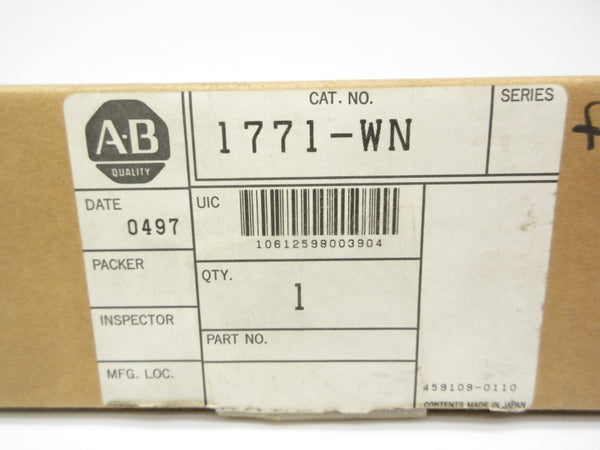 ALLEN BRADLEY 1771-WN NSMP