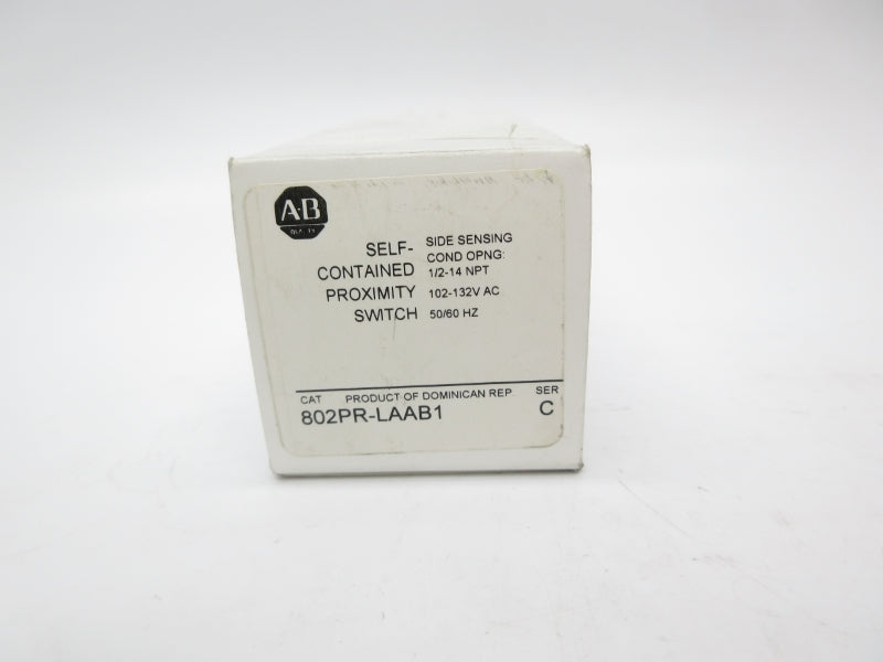ALLEN BRADLEY 802PR-LAAB1 SER. C 102-132VAC 10A (WH) NSMP