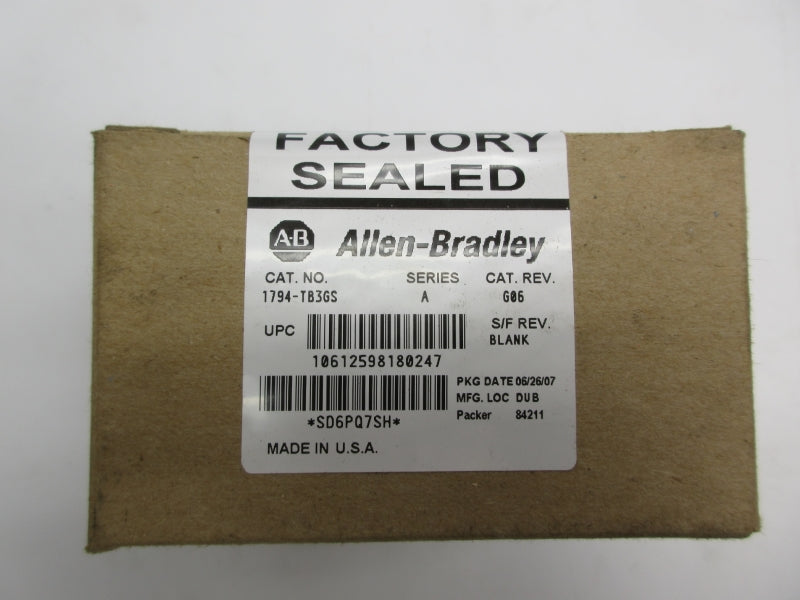 ALLEN BRADLEY 1794-TB3GS SER. A NSFS