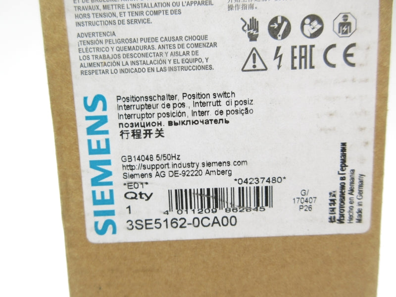 SIEMENS 3SE5162-0CA00 230V 3A NSMP
