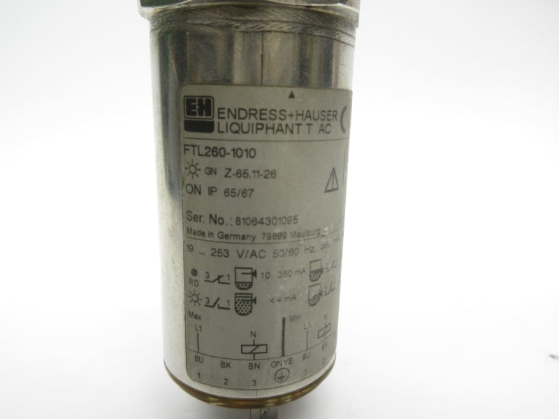 ENDRESS+HAUSER FTL260-1010 19/253VAC UNMP