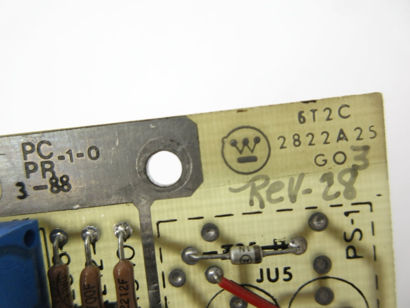 WESTINGHOUSE 2822A25 REV. 28 UNMP
