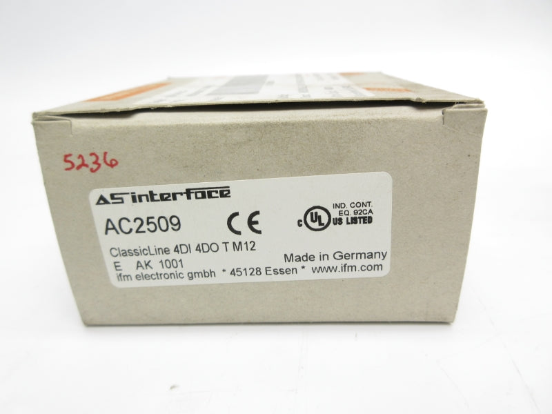 IFM EFECTOR CLASSICLINE4DI4DOTM12 AC2509 NSMP
