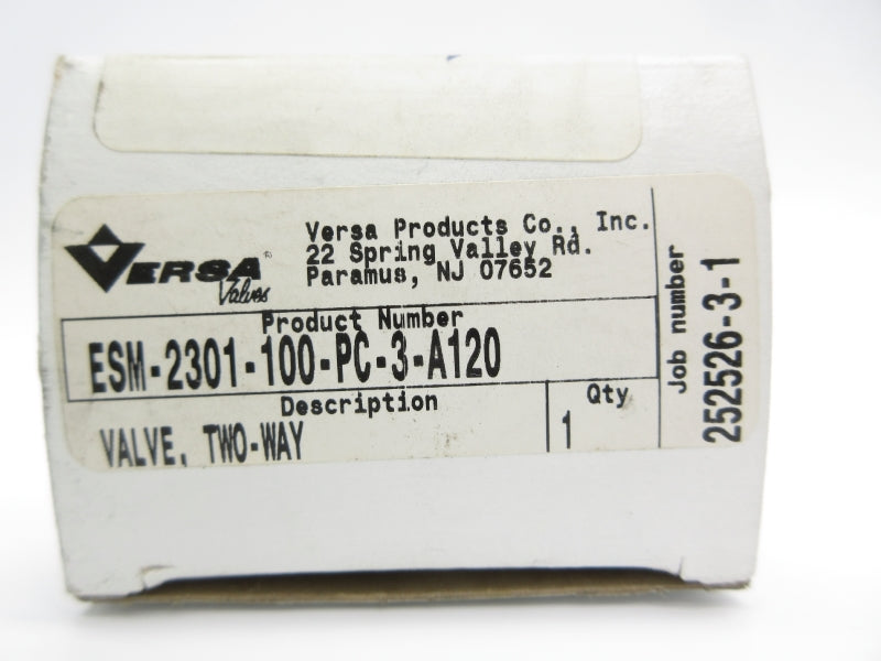VERSA ESM-2301-100-PC-3-A120 100/120V 0-75PSI NSMP