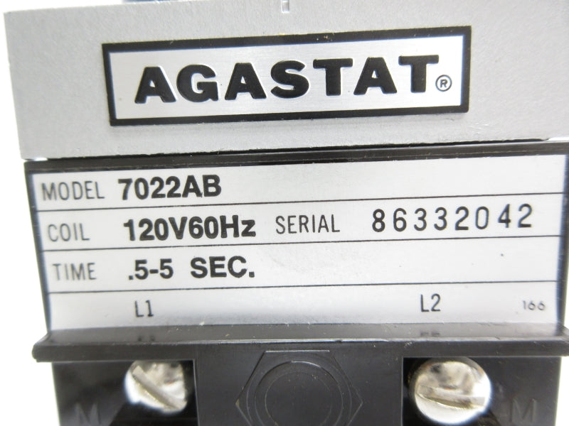 AGASTAT 7022AB 120V .5-5S NSNP