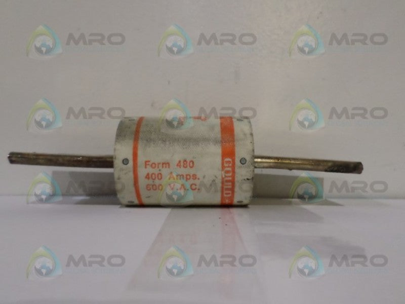 GOULD SHAWMUT A4BX400 FUSE 400AMP 600VAC UNMP
