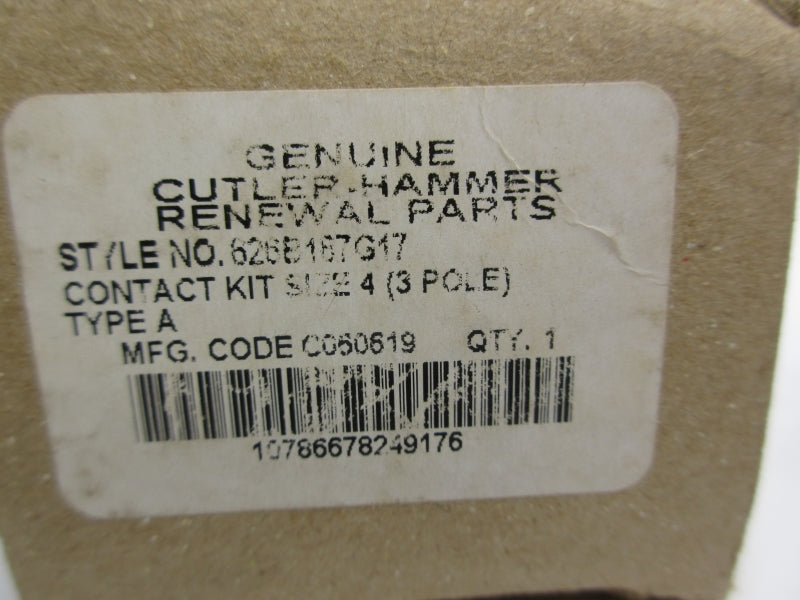 CUTLER HAMMER 626B187G17 NSMP