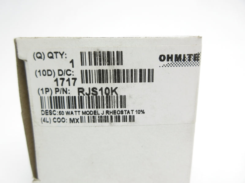 OHMITE RJS10K 0.071A NSMP